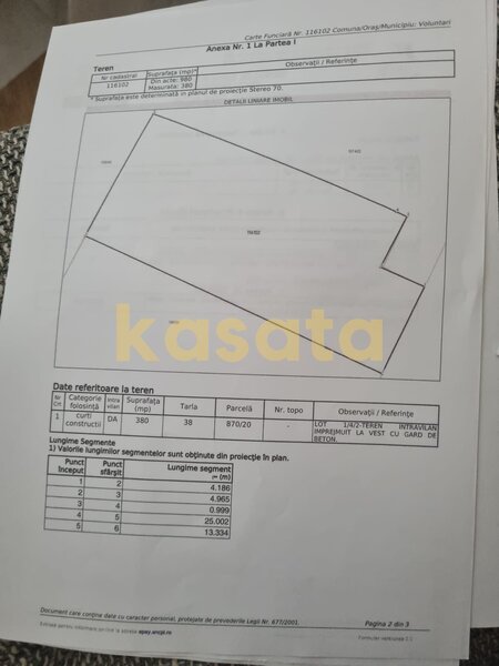 Voluntari, Matei Millo, oportunitate investitie, teren 2680 mp.